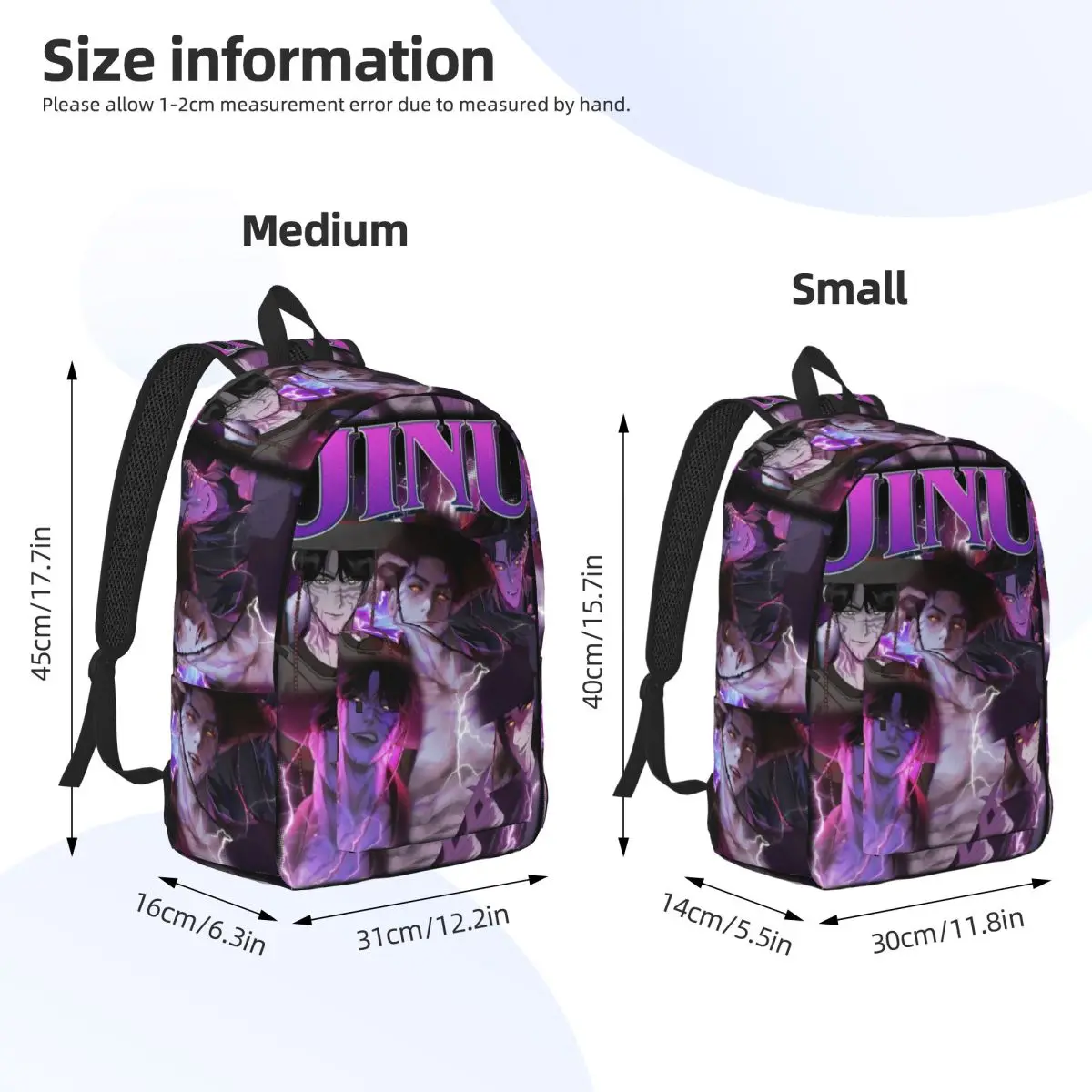 JINU Saja Boys Kpop Demon Hunters Backpack Teen Big Backpacks Polyester Funny School Bags Travel Designer Rucksack