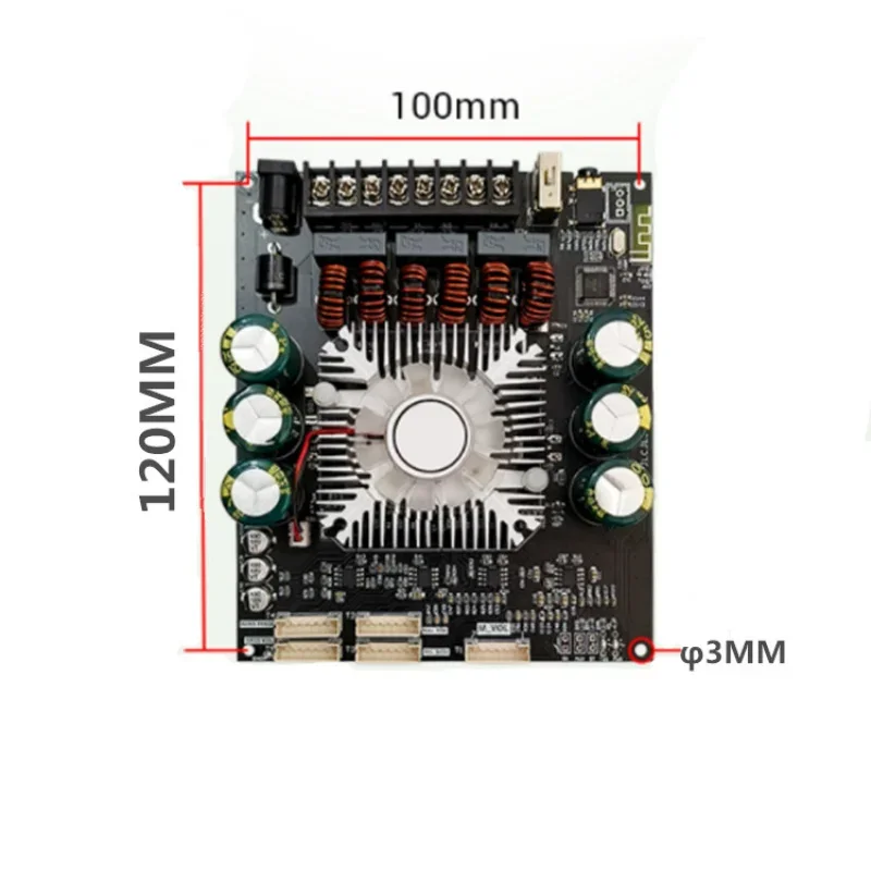 

HT22 Lead Type Bluetooth Amplifier Module2.1ChannelTDA7498ETone Subwoofer160WX2 220W