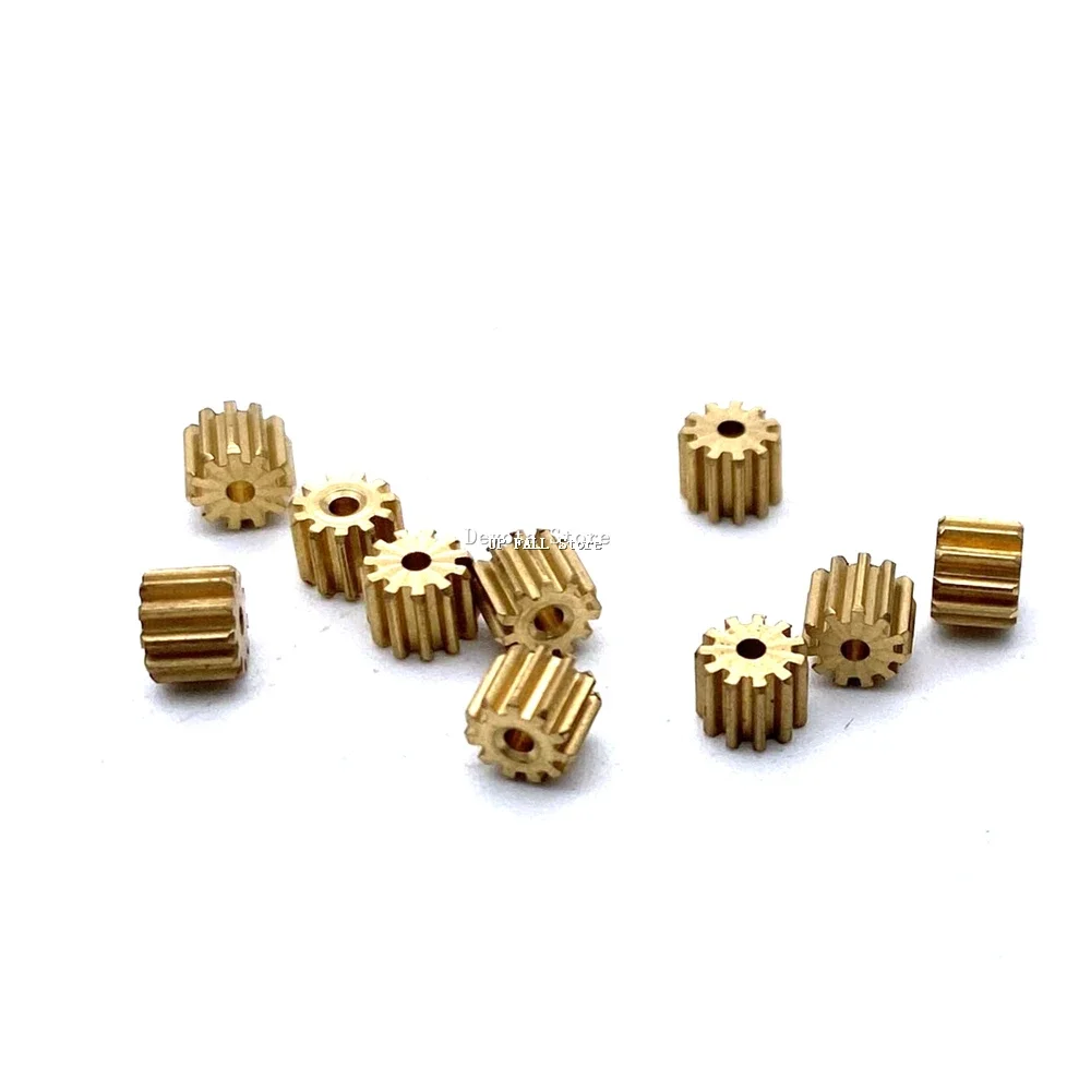 0.3M 11T 1mm Copper Gear 11 teeth DIY V959 V222 Four Axis Aircraft Spare Parts