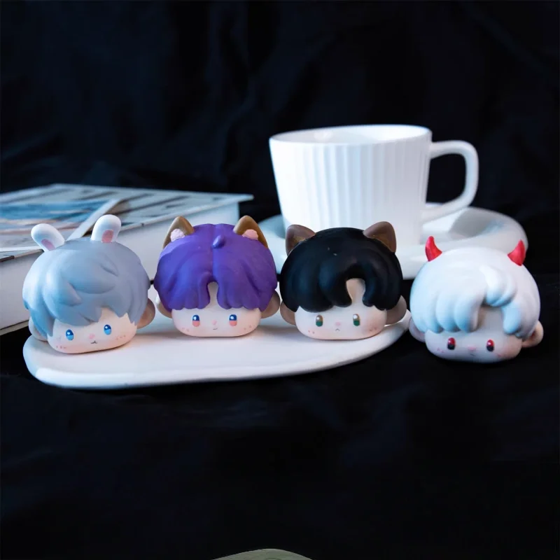 

Ароматический гипсовый стикер-наклейка для автомобиля (на воздуховод) и холодильника Love And Deep Space с персонажами Шэнь Синхуэй, Ци Юйли, Шэнь Цинь