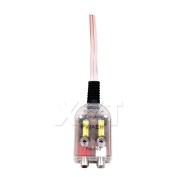 1Pcs for Car Speaker to RCA Level Adaptor High to Low Sockets Auto Line Out Audio converter Sound Subwoofer Amplifier High