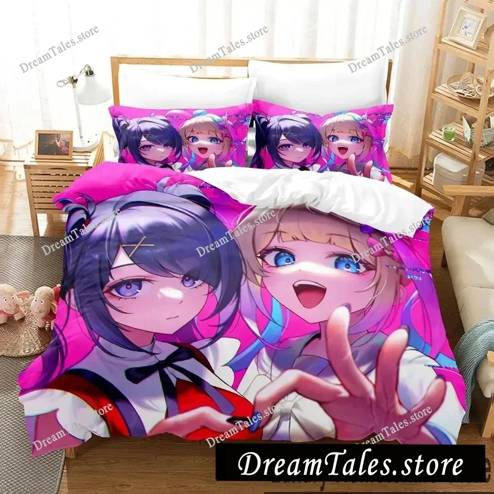 3D Print Needy Streamer Overload Anime Bedding Set Boys Girls Twin Queen King Size Duvet Cover Pillowcase Bed Boys Adult741