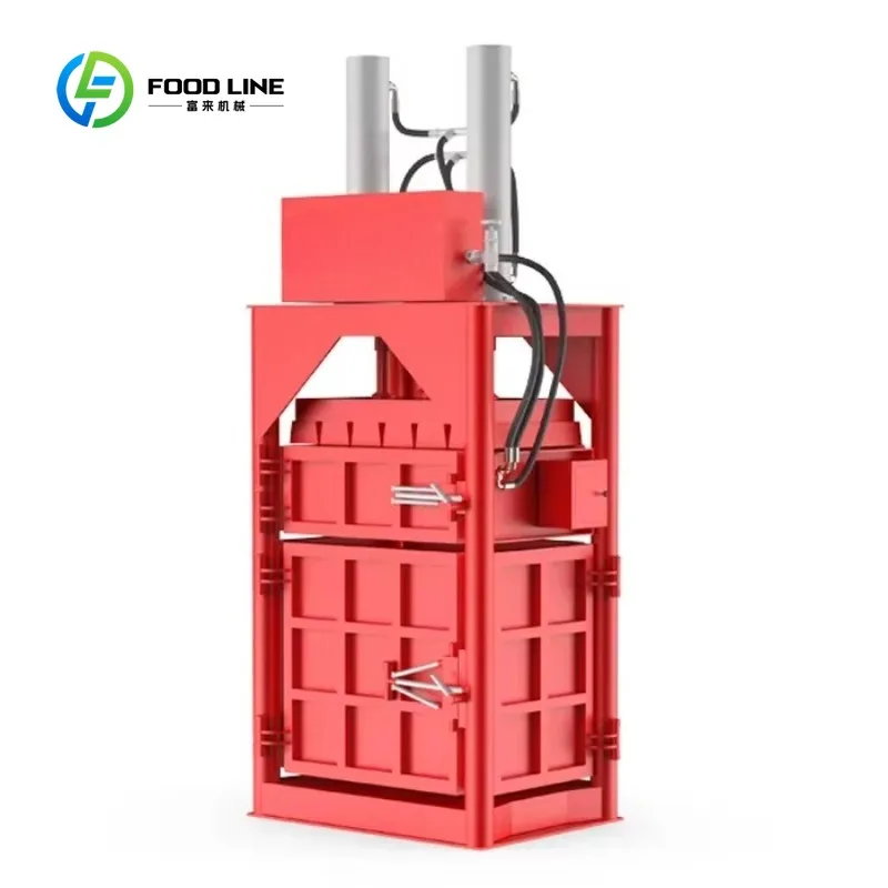 Custom Made Vertical Hydraulic Baler for HighDensity Baling Waste Paper Recycling Cardboard Compactor EnergySaving Automatic Hor