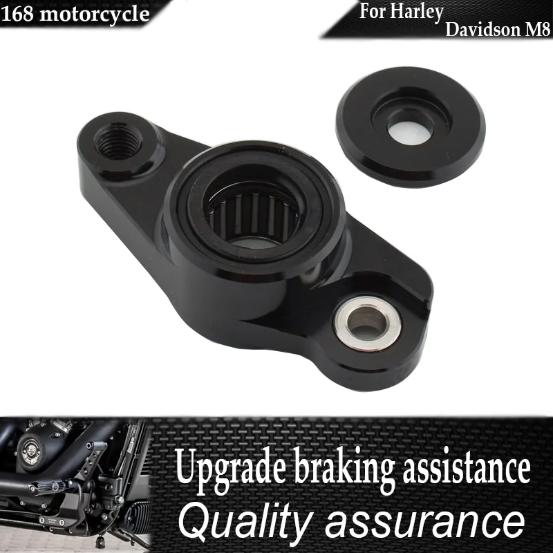 For Harley-Davidson M8 Softail Bob Low Rider, Upgrade the Brake Pedal Link Rod, Install Center Mounted Foot Pedal Quick Brake