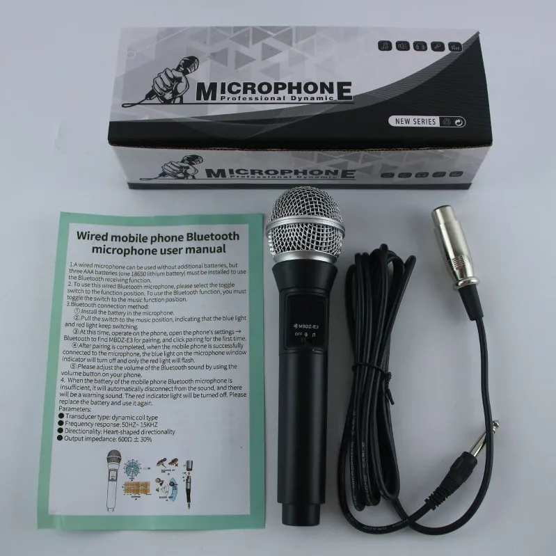 

lucky Professional Dynamic Microphone Handheld Wired Microphone for Karaoke Vocal Music Performanc