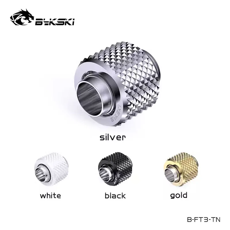 Bykski Hose Tube Fittings,10x13MM Soft Pipe Connector For Computer Water Cooling,G1/4 