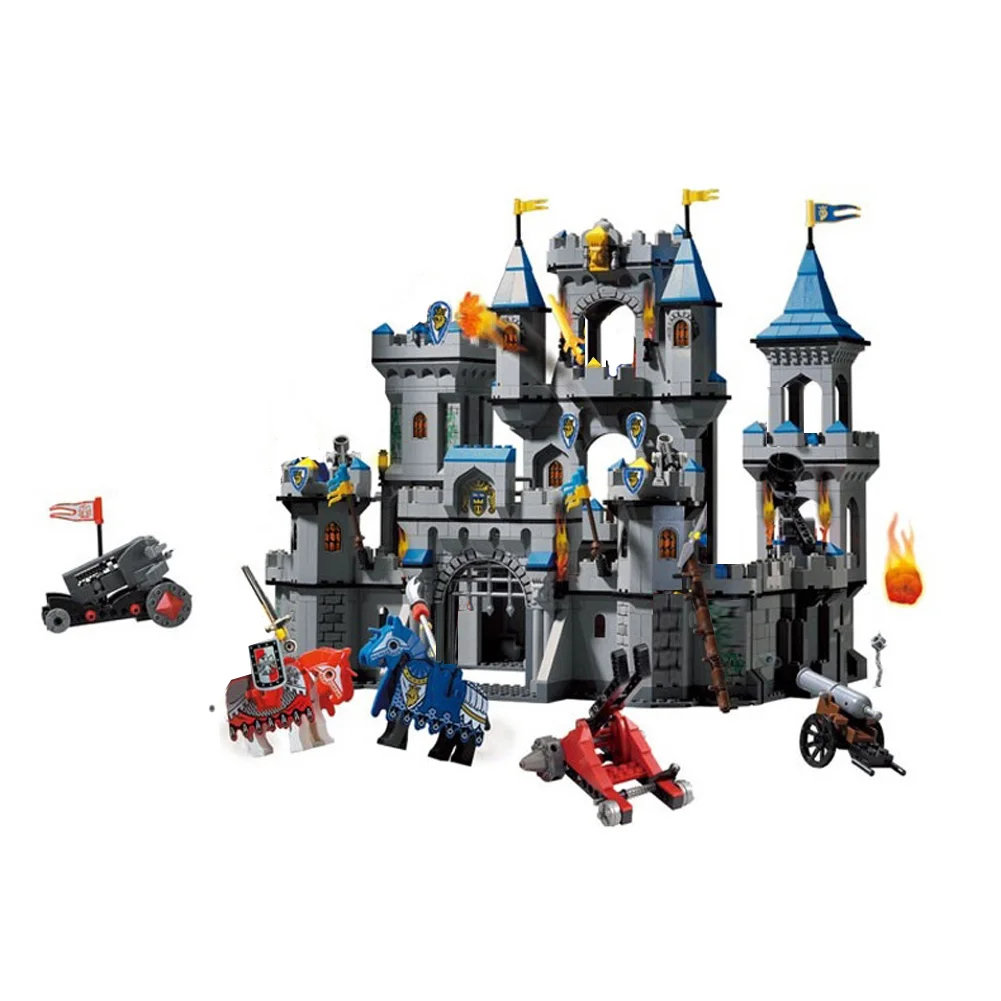 

Enlighten Building Block Stronghold Castle the Big Lion Castle educational Bricks Toy For Boy Gift