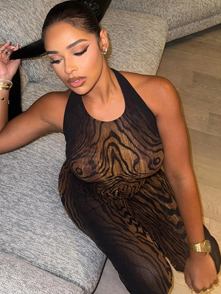 Kliou شريط خمر المرأة 2 قطعة مجموعة جذابة فريدة من نوعها غير النظامية المحاصيل الدبابات مطابقة بنطال ملاصق للجسم الاتجاه الإناث منتصف الليل كلوبوير