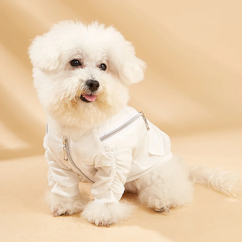 Ropa Ligera y Delgada con Cierre para Protección Solar, Camisa de Aire Acondicionado para Perros, Diseño Bonito y Adorable, Chaquetas Delgadas con Protección UV
