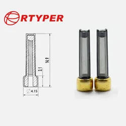100 PCS Universal Fuel Injector Repair kit Micro Filter 11024 Gdi Injector kit 4.15*3.1*14.9mm