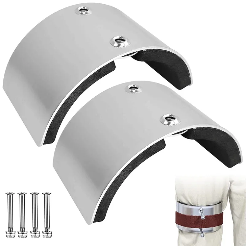 2 PCS Drywall Stilt Replacement Part Stilt Accessories Made of Aluminium Alloy Curved Plate for Fixed Legs Suitable for Home