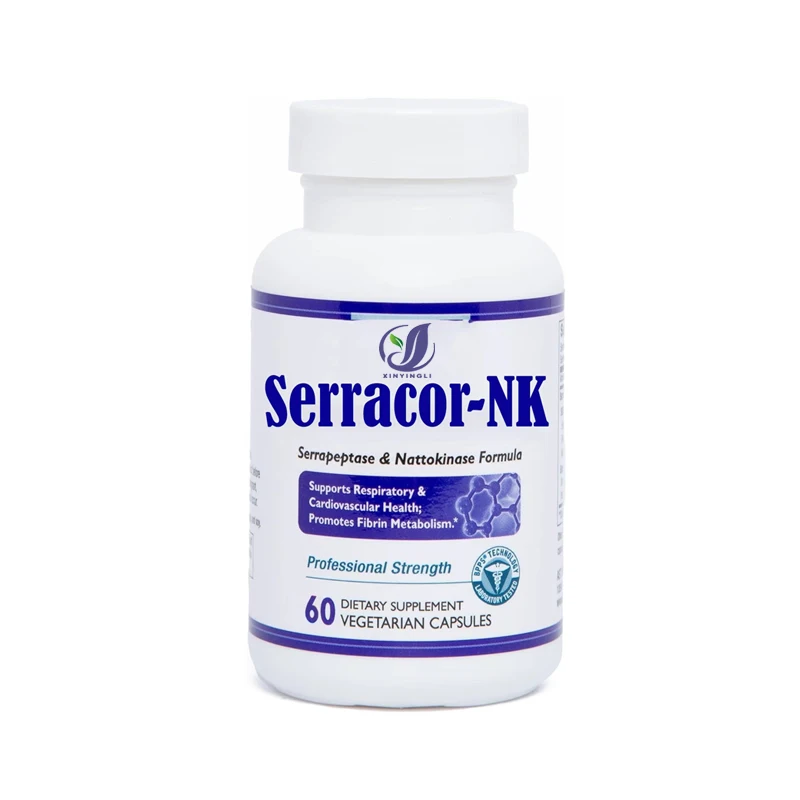 

Protein hydrolysis system enzyme formula - containing acid resistant peptidase and acid resistant nattokinase, 60 capsules