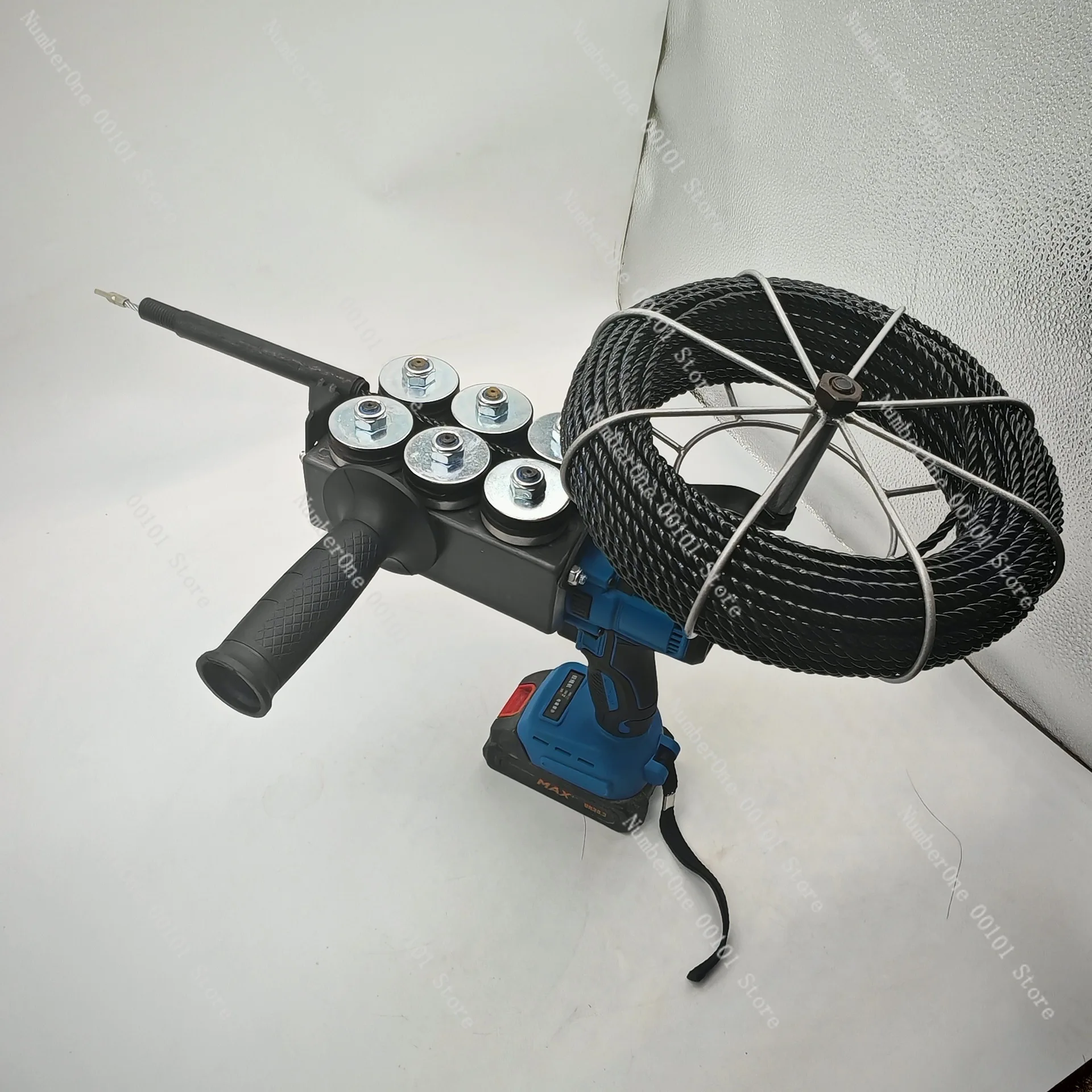 Lithium electric wire threader, wire threader auxiliary tool, pipe threader, wire threader artifact, wall puller, pull