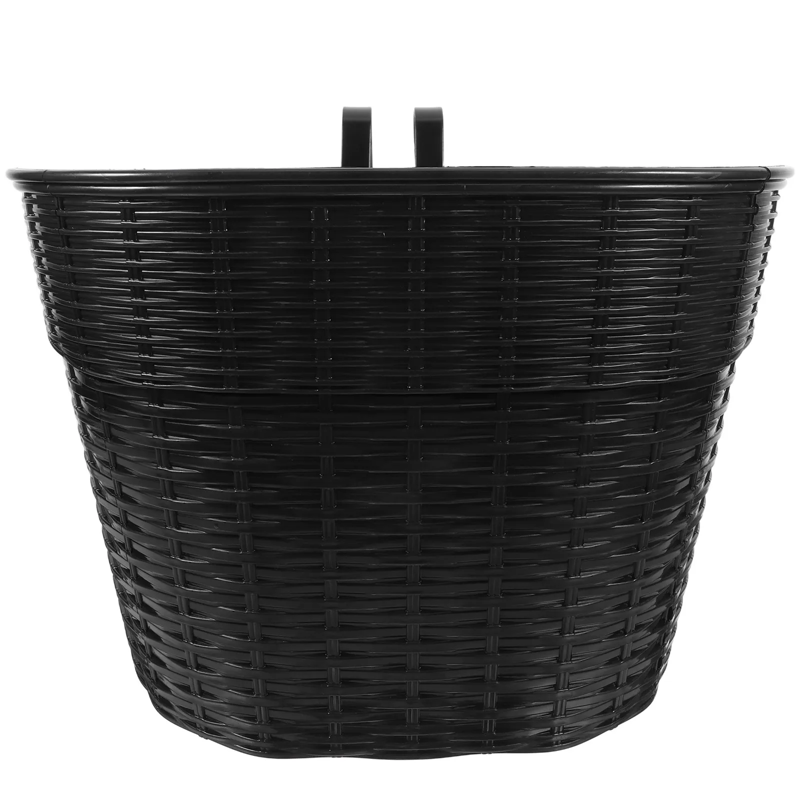 

1Set Bike Basket Front Imitation Rattan Bicycle Basket Sturdy Handlebar Storage Bike Accessories for Mountain Road Folding