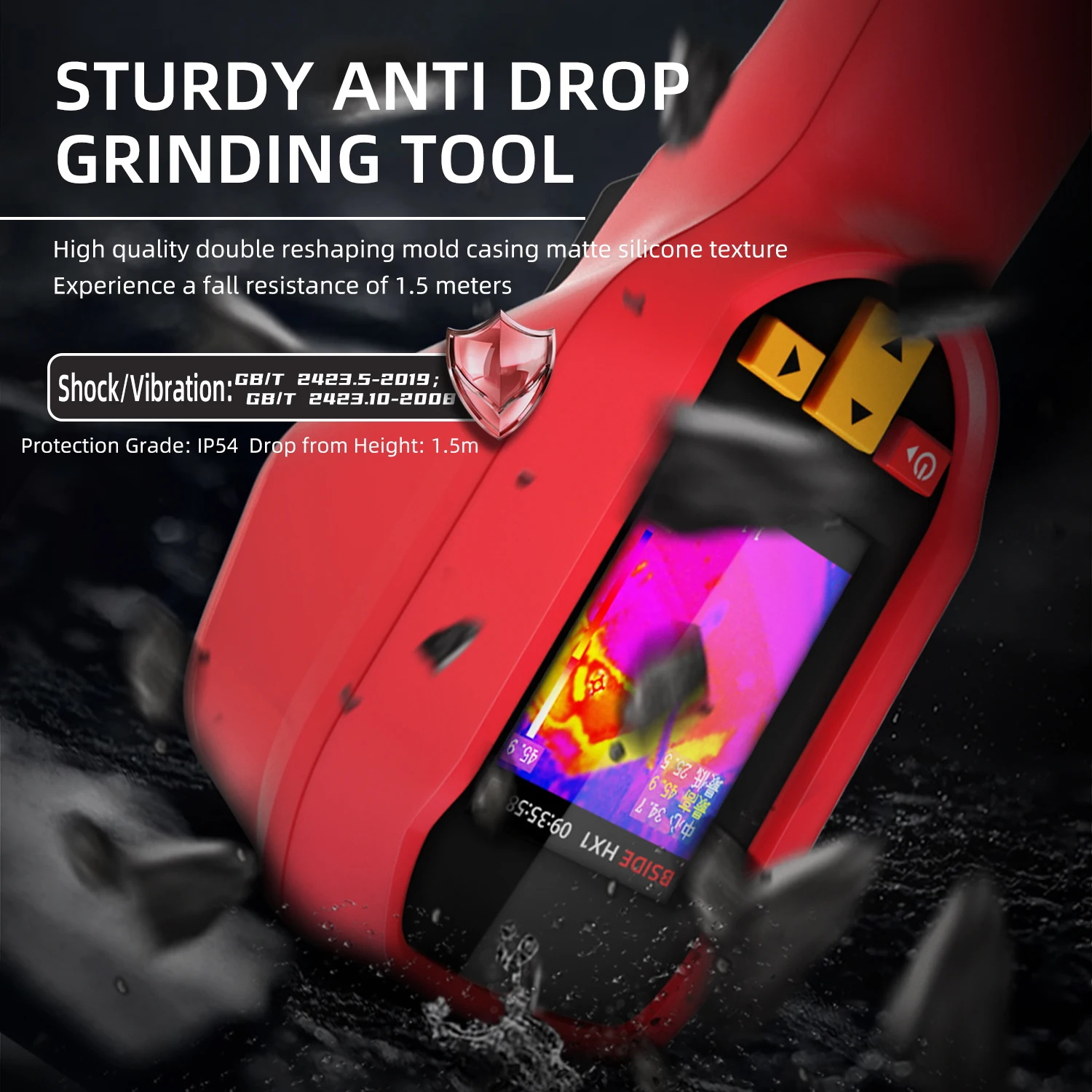 BSIDE HX1 Handheld Thermal Imaging Camera PC Analysis Software Industrial Tester -20~550C 15 color palettes 240×240IR resolutio