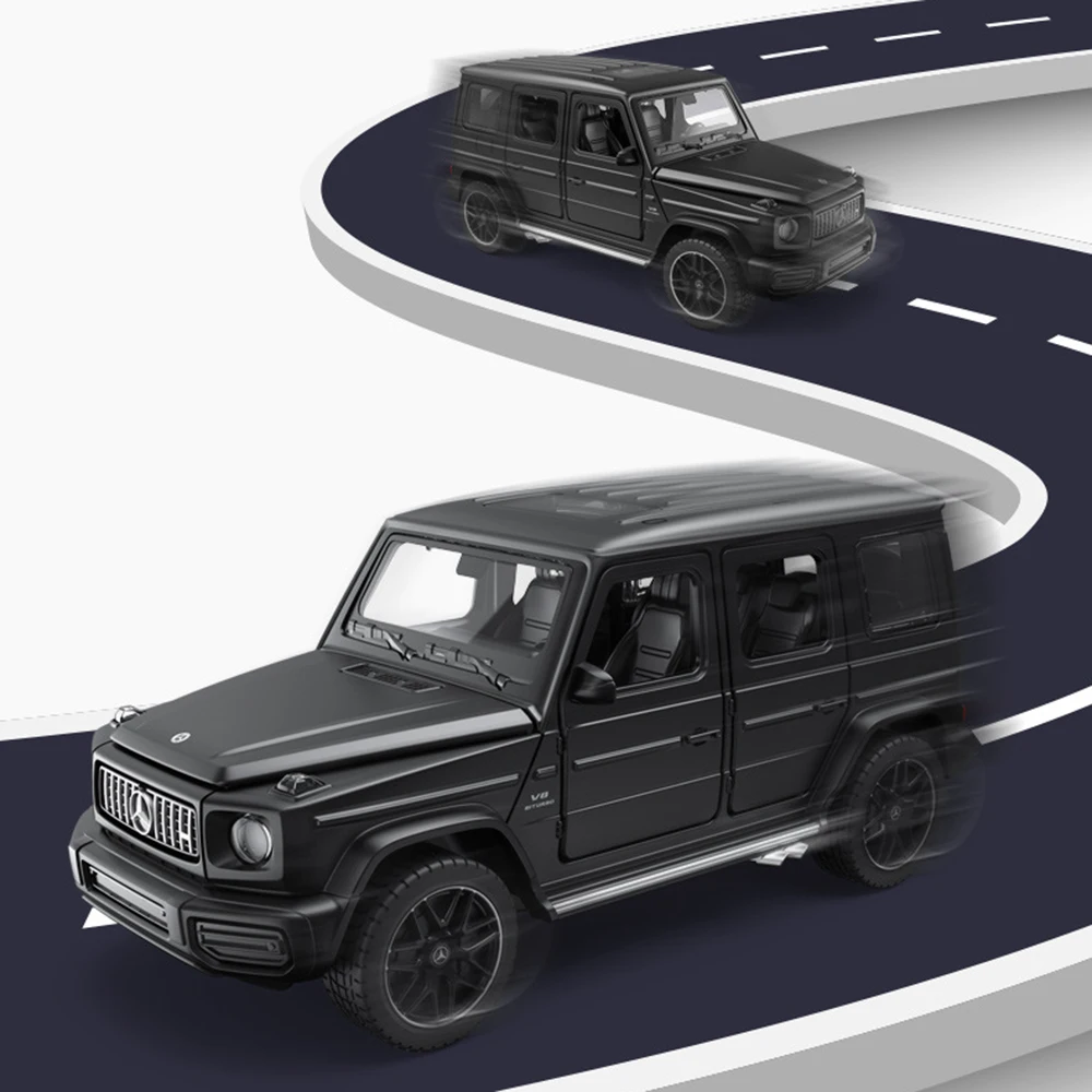 1:32 Alloy Diecast Mercedes-Benz AMG G63 Off-road Car Model Toy 6 Doors Opend SUV High Simulation Car Children\'s Toys Collection