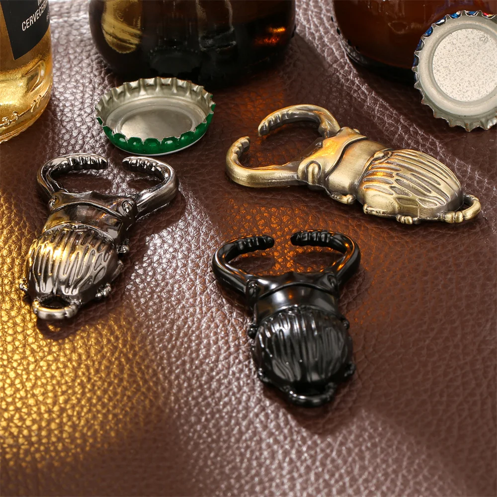 Beetle Shaped Design Beer Bottle Openers Unique Birthday Bar Gifts Alloy Metal Openors for Glass Bottle Drink Bottle