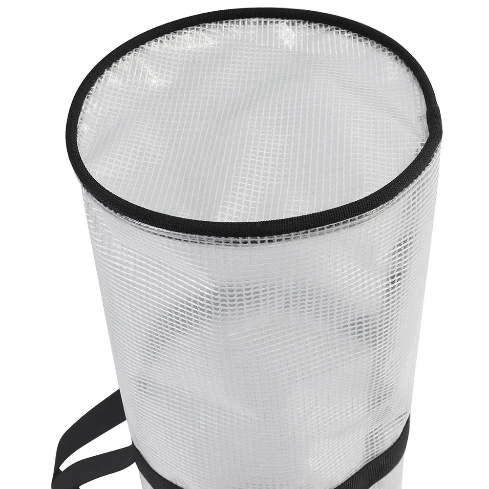 ABHI-Christmas Wrapping Paper Storage Bag Durable Underbed Xmas Gift Wrap Organiser Easy Carry Handles Clear PVC Bag