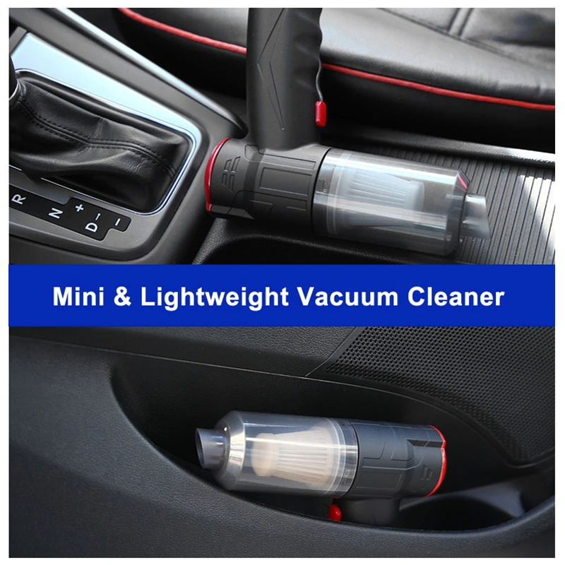 New Portable Car Vacuum Cleaner Wireless Handheld Vacuum Cleaner For Car Home Strong Suction Vacuum Cleaner and Air Blower 2in1