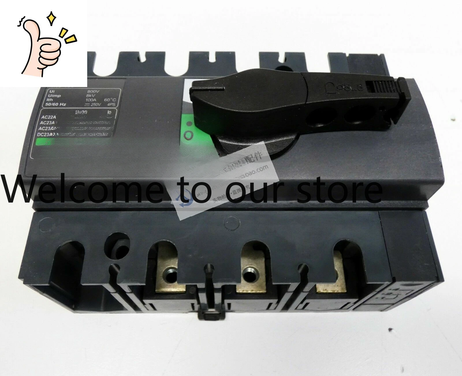 Load Switch INS100 3P Black Handle; 28908