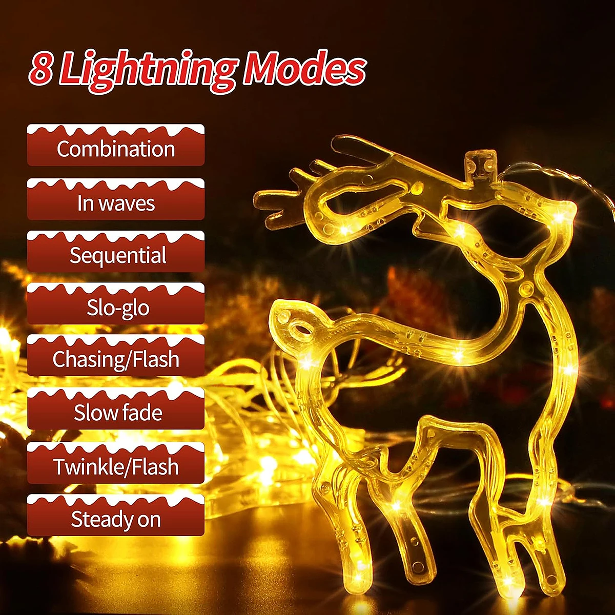 Solar Christmas Lighting String Lights Light Multicolor EU Plug Outdoor Warm White 220V Led Waterproof Star Multicolour Camping