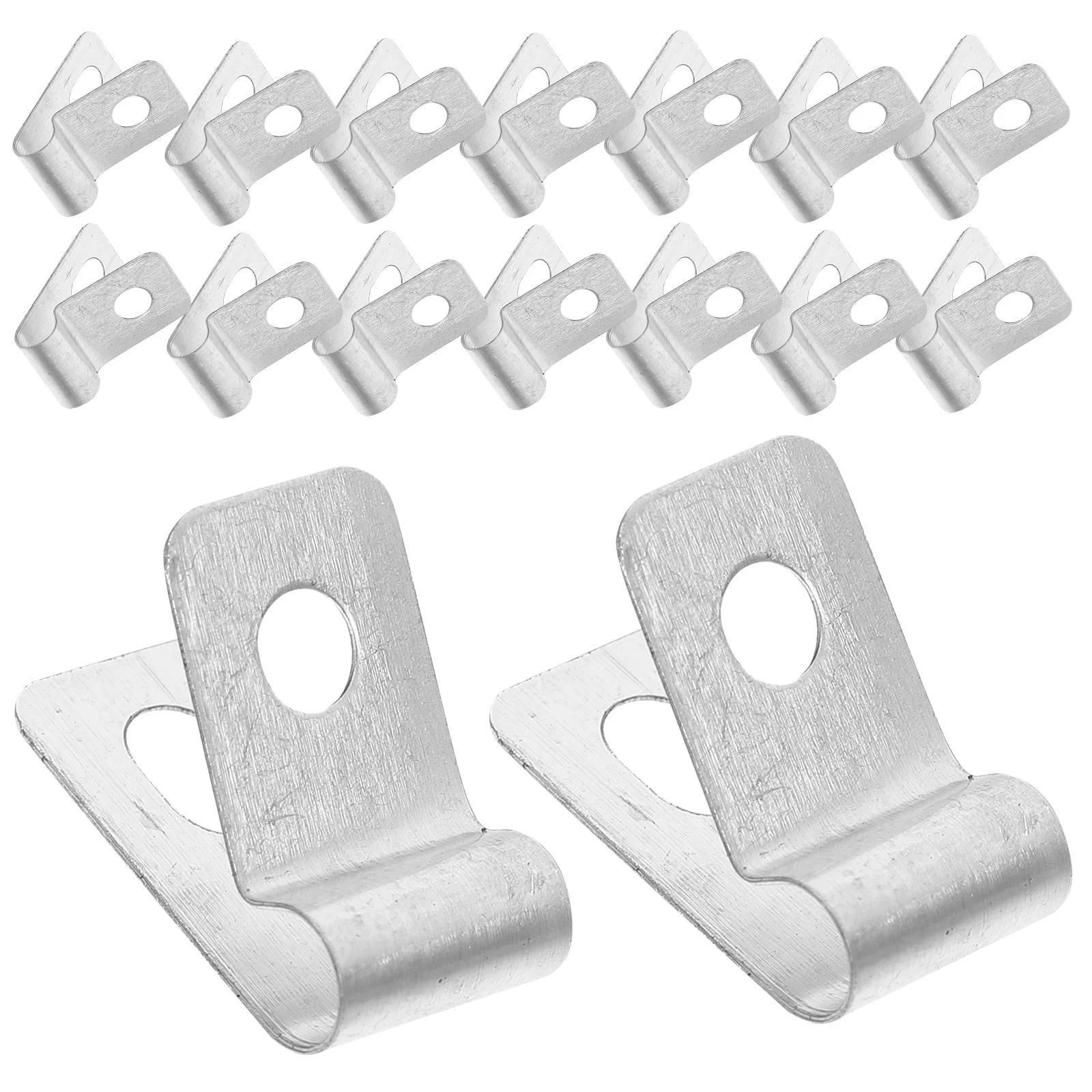 100 قطعة أسلاك الفولاذ المقاوم للصدأ ل 12 مقياس سلك ملحوم الأسوار الفينيل الخشب المعادن مزرعة مزرعة الماشية الأمن سياج كليب السحابات