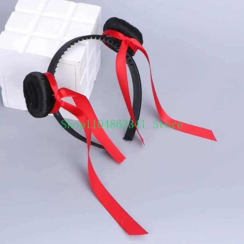 5asd Cosplay Ne Zha Hairbands for Photo Studio Halloween Eye-catching Props for Easter Adorkable Party Daily Wear Headpiece