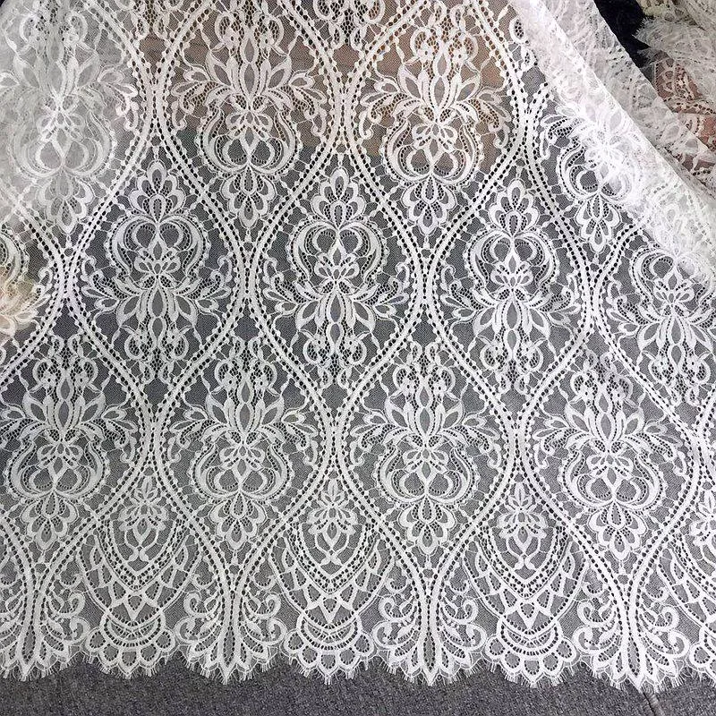 3-meter Thick European-style Eyelash Lace DIY Wedding Gown, Dress, Skirt, Home Textile Decorative Fabric