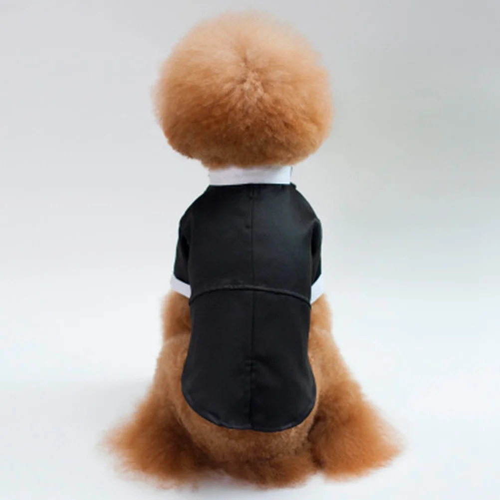 

Black S Dog Formal Suit Stylish Pet Tuxedo for Wedding Gala Birthday Outdoor Party Cool Puppy Tux Dress Up Costume