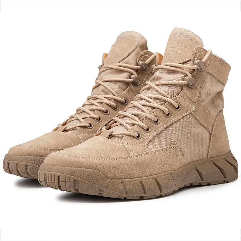 

Autumn Khaki Hiking Shoes Men High top Trekking Sneakers Men's Outdoor Shoes Comfortable Ankle Boots for Men Rock Climbing Shoes