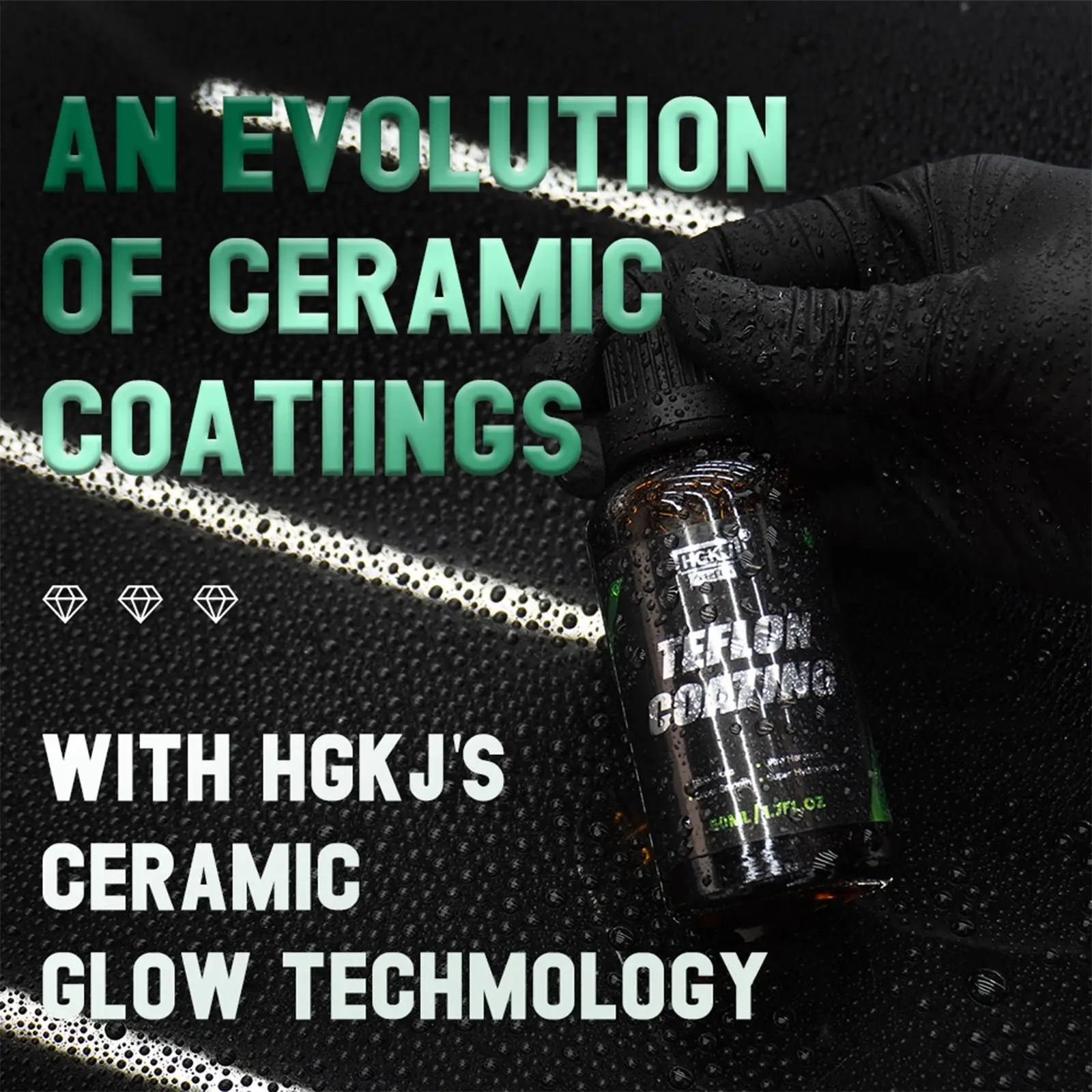 Hydrophobic Auto Coating Premium Hard 9H Anti Scratch Repel Contaminants Fit for Vehicle