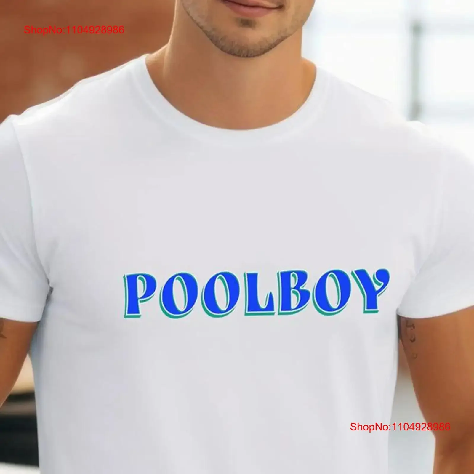 

Poolboy because every girl loves the classic tee vintage Washed Versatile Slightly Comfortable homme Breathable Casual