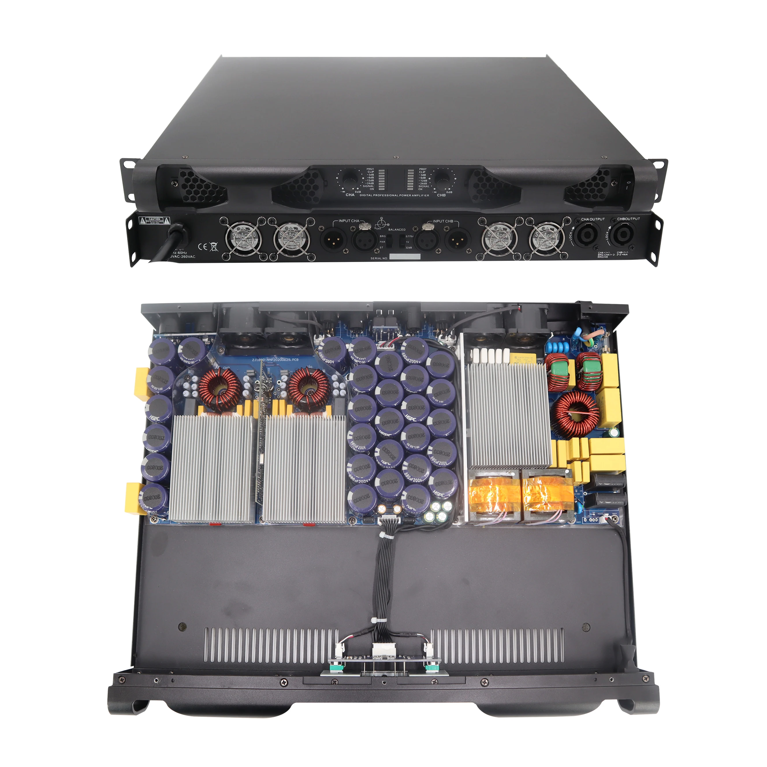 

Digital 2 Channel Stereo 1800w 1U Mono Sound Standard Professional Audio Class D Subwoofer Power Amplifier for Sale