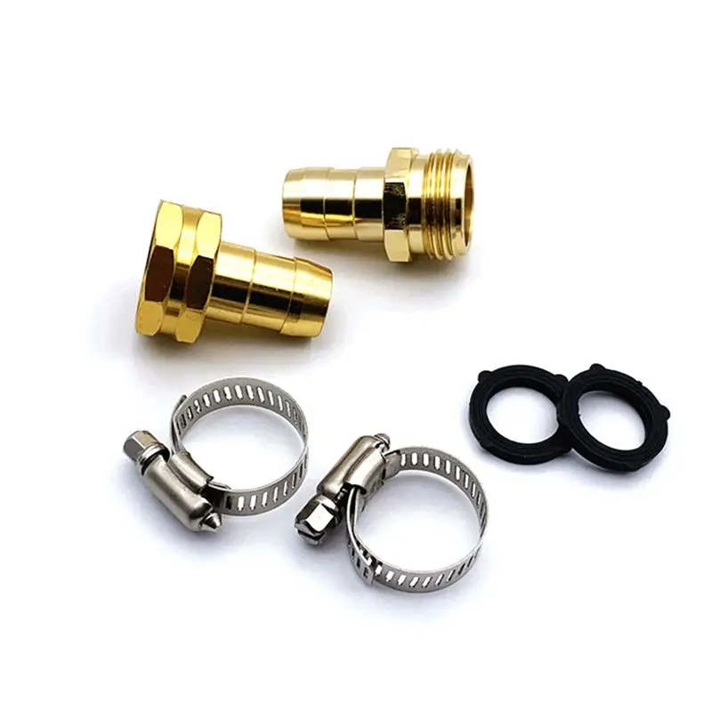 

Новый 6-компонентный разъем для ремонта садового шланга с зажимами, фитинг для садового шланга диаметром 3/4 или 5/8 дюйма для полива сада