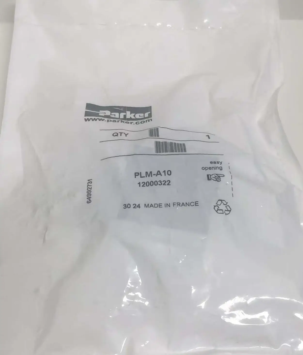 Parker Parker Pneumatic Components PLM-A10, Imported From France, Brand New Original
