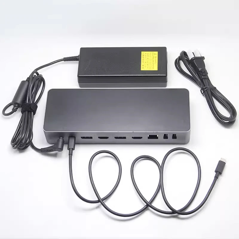 Universal Computer DisplayLink Docking Station 100W PD Power Support Dual 4k60Hz Compatible with M1 M2 M3 Mac Used Condition