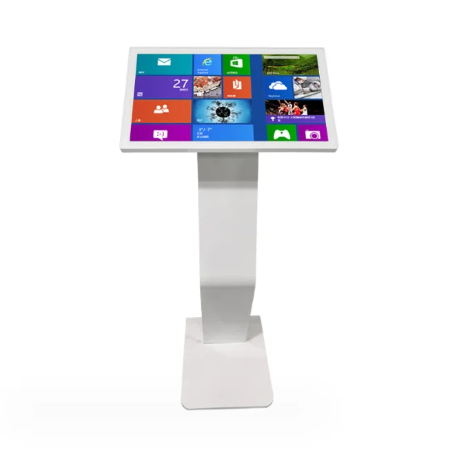 

21.5 Inch Interactive Kiosk Floor Standing Kiosk 4K Full HD Self Service Smart Touch Screen Digital Signage Information Kiosks