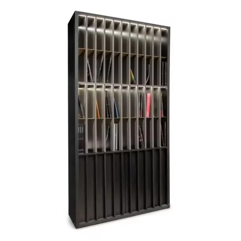 Home solid wood storage rack home office modern bookshelf bookcase