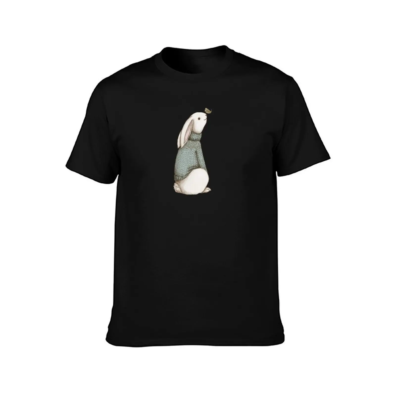 Blue jumper T-Shirt Plus Size Summer Casual T-Shirt