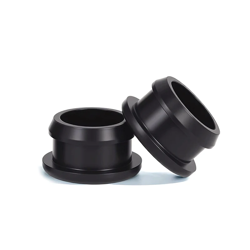 Black Silicone Rubber Snap-on Grommet O-ring Seal Gasket Hollow Hole Plug Coil Ring Cable Wiring Protect Bushings 4.5mm~60.6mm