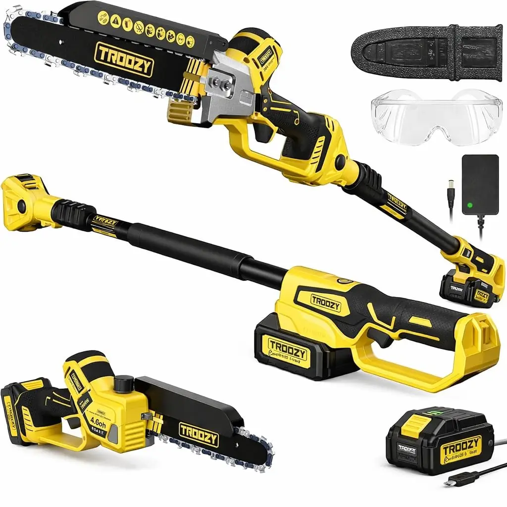Electric 2-in-1 Cordless Pole Saw & 8