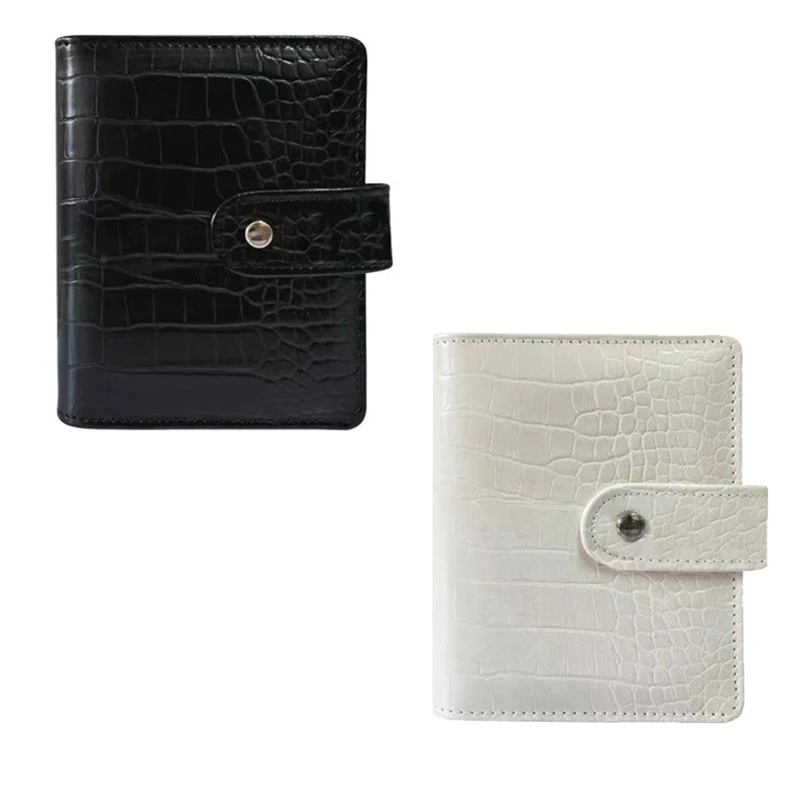 A017-A7PU 牛革ハンドアカウントルーズリーフ予算旅行計画ノートブックファッションビジネス 45 ライン内側ページ