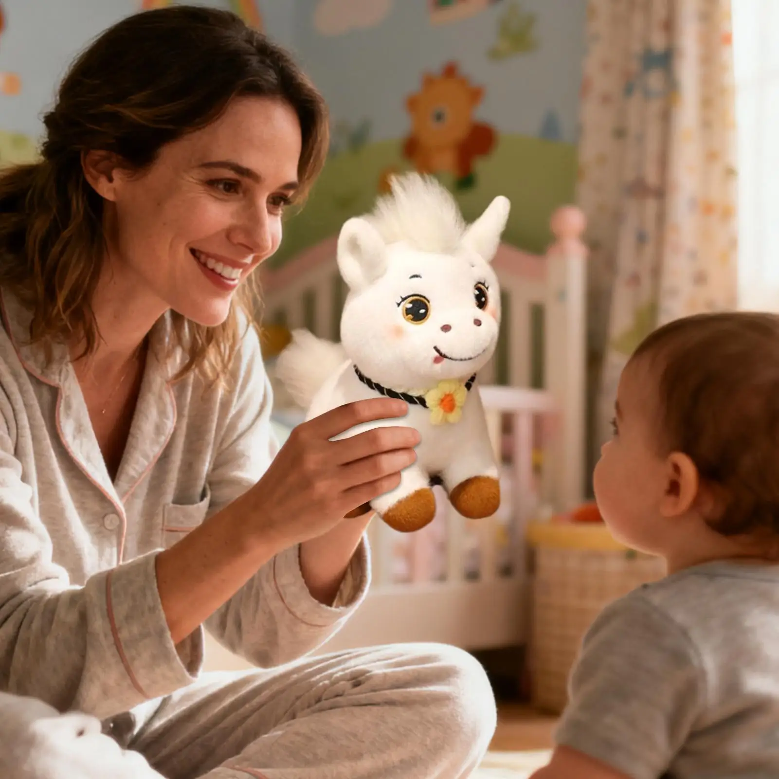 

Horse Plush Big Eyes Cute Decor Stuffed Horses For Classroom Easter Halloween Christmas Birthday Decor Bedroom Nursery Playroom