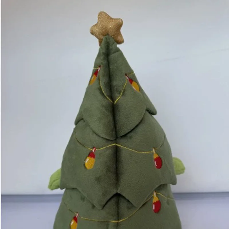 2025 귀여운 별 크리스마스 트리 인기 영국풍 재미있는 크리스마스 시리즈 크리스마스 트리 플러시 장난감 인형 선물