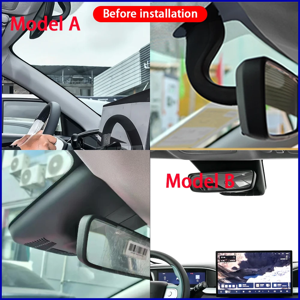 ZJCGO 4K Car DVR Dash Cam Wifi Lens Front Rear Camera 24h Monitor Video Recorder for Geely Xingyuan Proton eMas 5 2024 2025