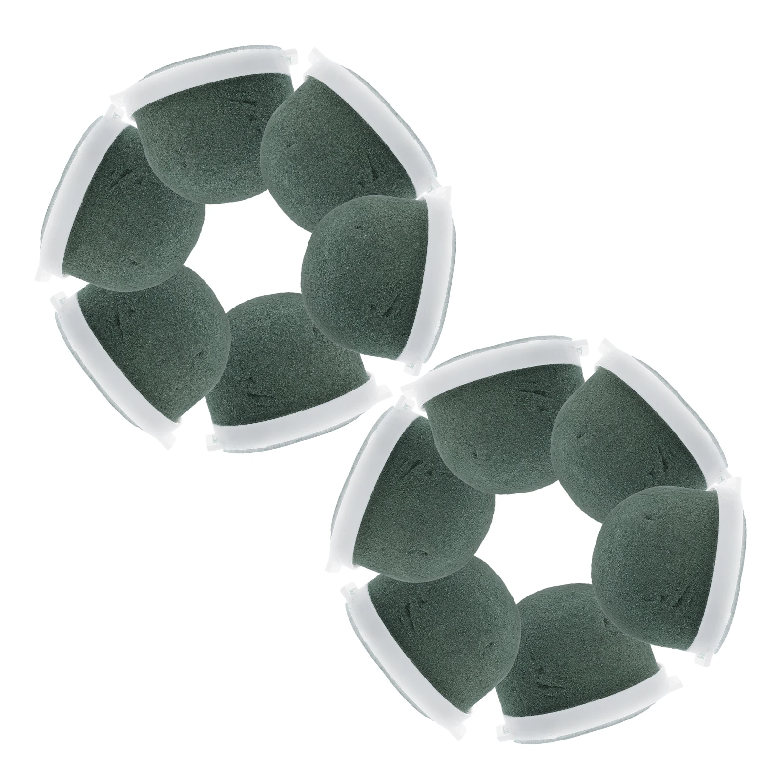 

12 Pcs Mini Flower Mud Floral Foam Round Supplies Blocks DIY Arrangement Accessories Bracket Craft Holder Lightweight Portable