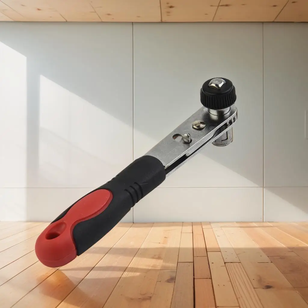1pc Mini Ratchet Wrench 1/4" Socket Screwdriver Tool Adjust Forward Reverse 6.35 Quick Socket Driver Wrench Tool