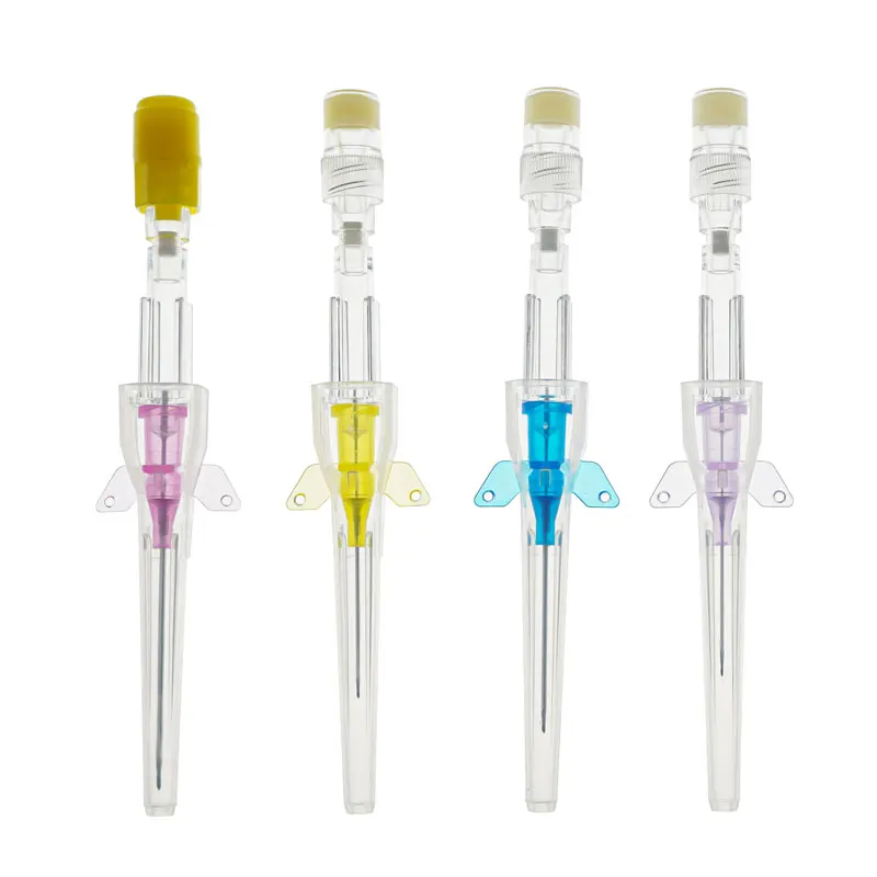 5/10/20/50PCS Animals I.V.Cannula With Heparin Cap And Wing Pet Dog Cat Intravenous Injection Catheters 20G-26G Veterinary Tools