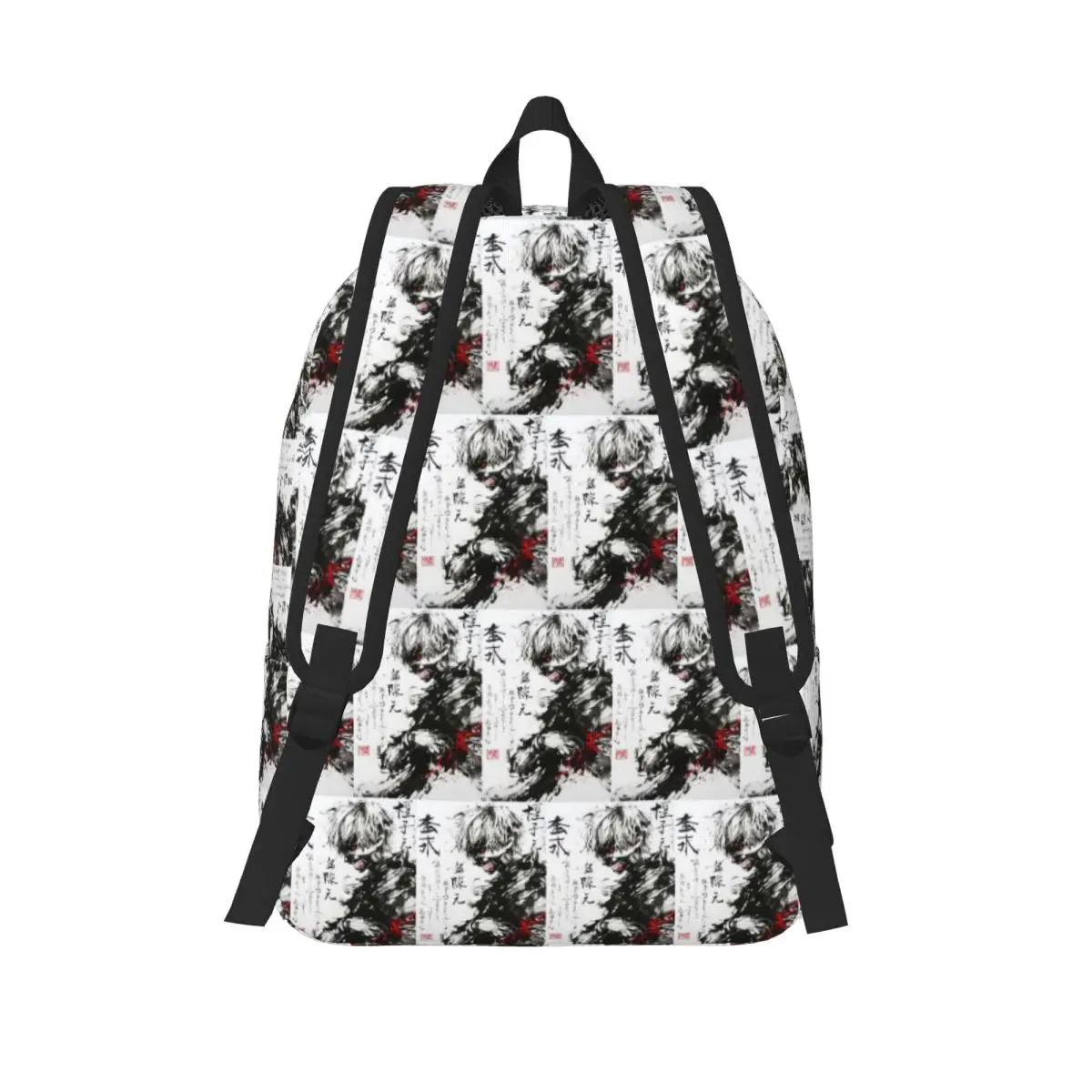 Anime Tokyo Ghoul Kaneki Ken Student Backpack School Bag Hiking Travel Daypack for Boys Girls Fashion Bookbag Shoulder Bags
