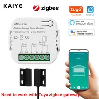 Tuya Smart Garage Door Opener Zigbee Gate Door Controller Module APP Voice Remote Control Switch Works With Alexa Google Home